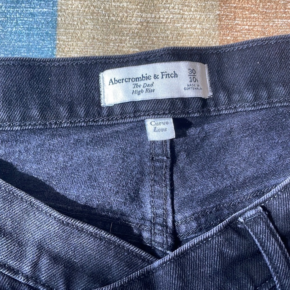 A&F The Dad High Rise jean in curve love